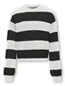 KOGFRANCA SHORT L/S STRIPE KNT NOOS