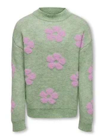 KOGNAJA L/S FLOWER PULLOVER KNT