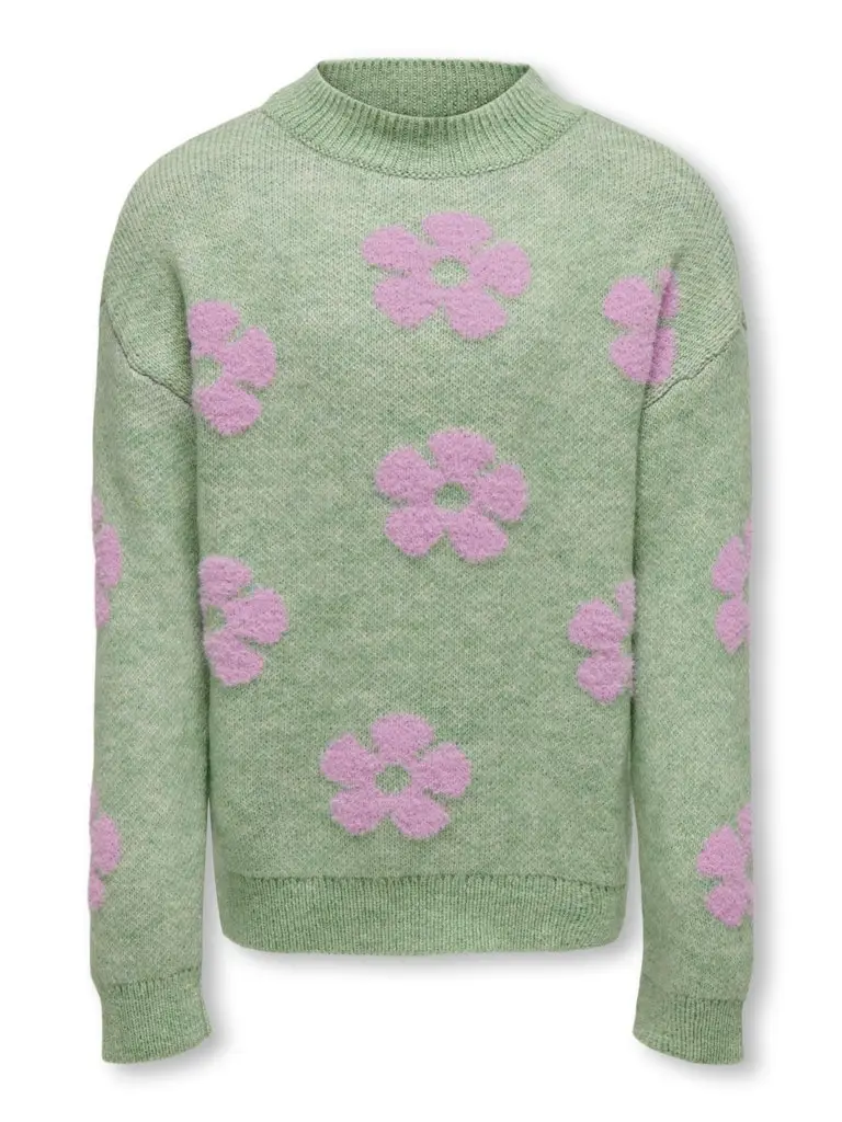 KOGNAJA L/S FLOWER PULLOVER KNT