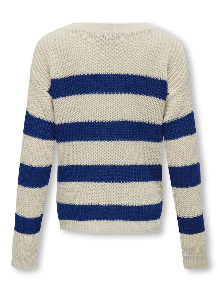 KOGSIF LS STRIPED PULLOVER KNT