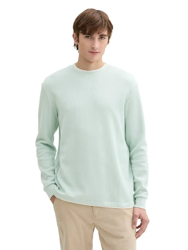 Langarmshirt im 2-in-1 Look