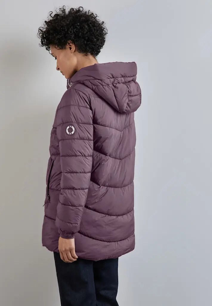 Lange Steppjacke