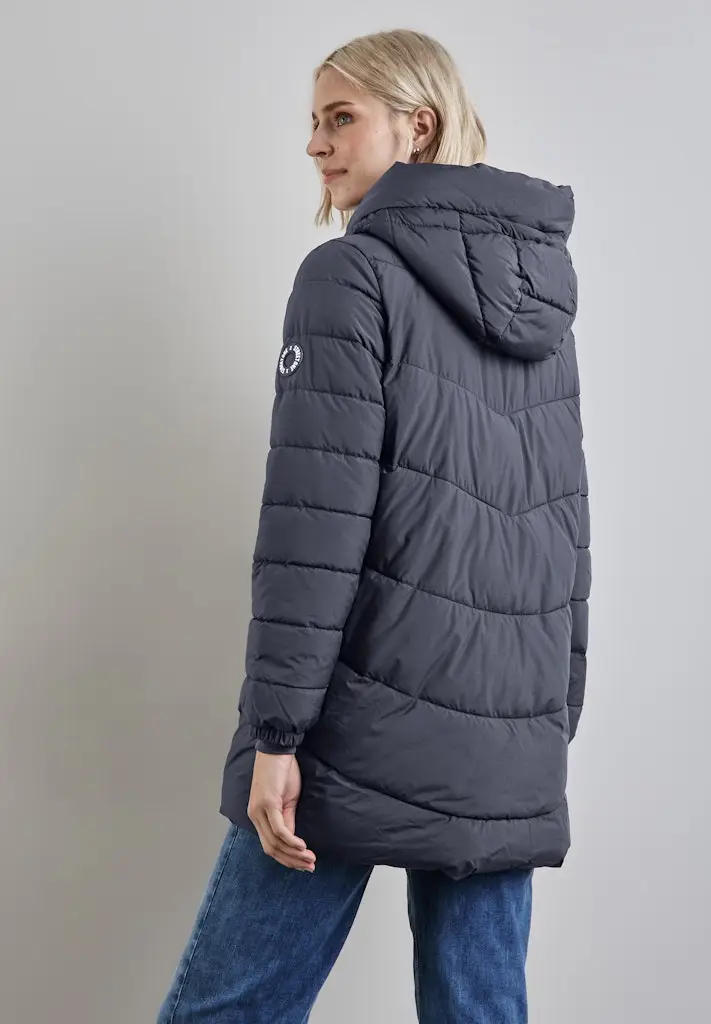 Lange Steppjacke