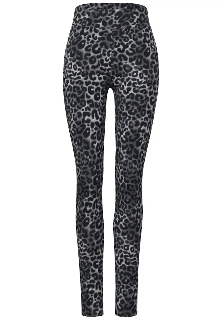 Leggings mit Leo-Print