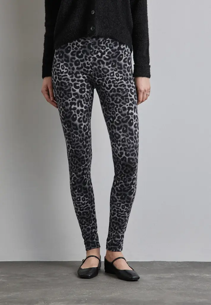 Leggings mit Leo-Print