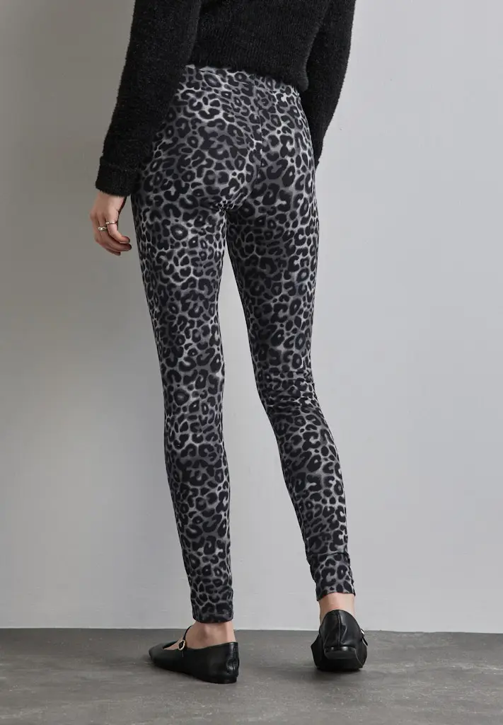 Leggings mit Leo-Print