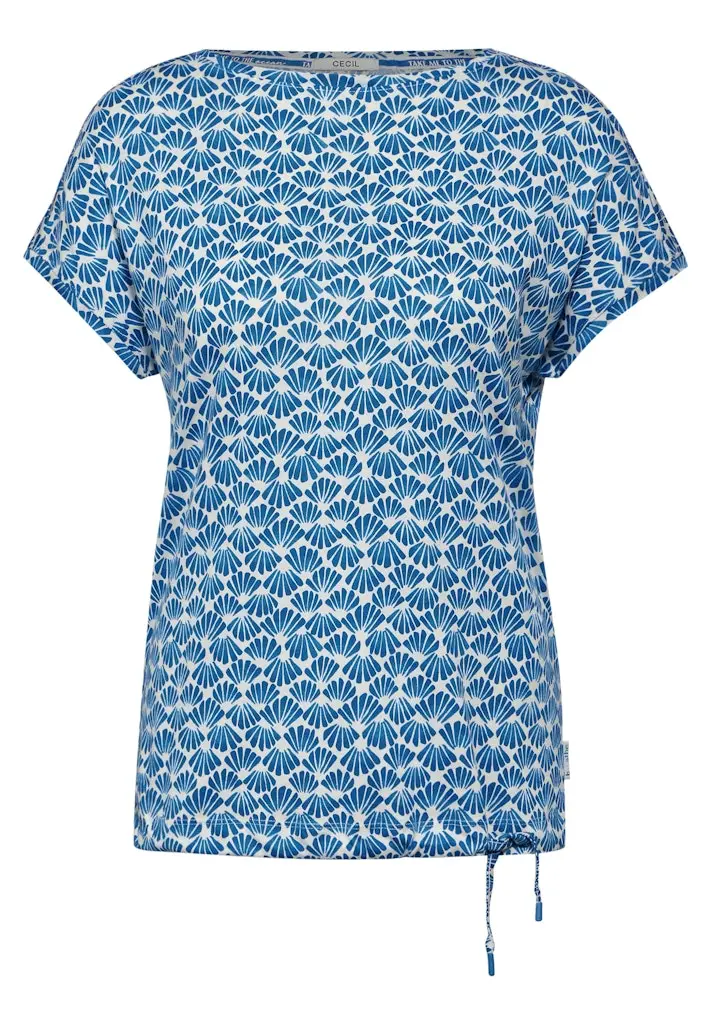 Luftiges T-Shirt mit Print