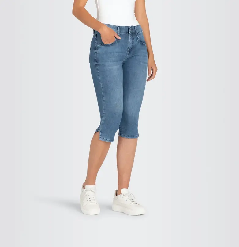 MAC JEANS - CAPRI summer clean, Super Soft Denim