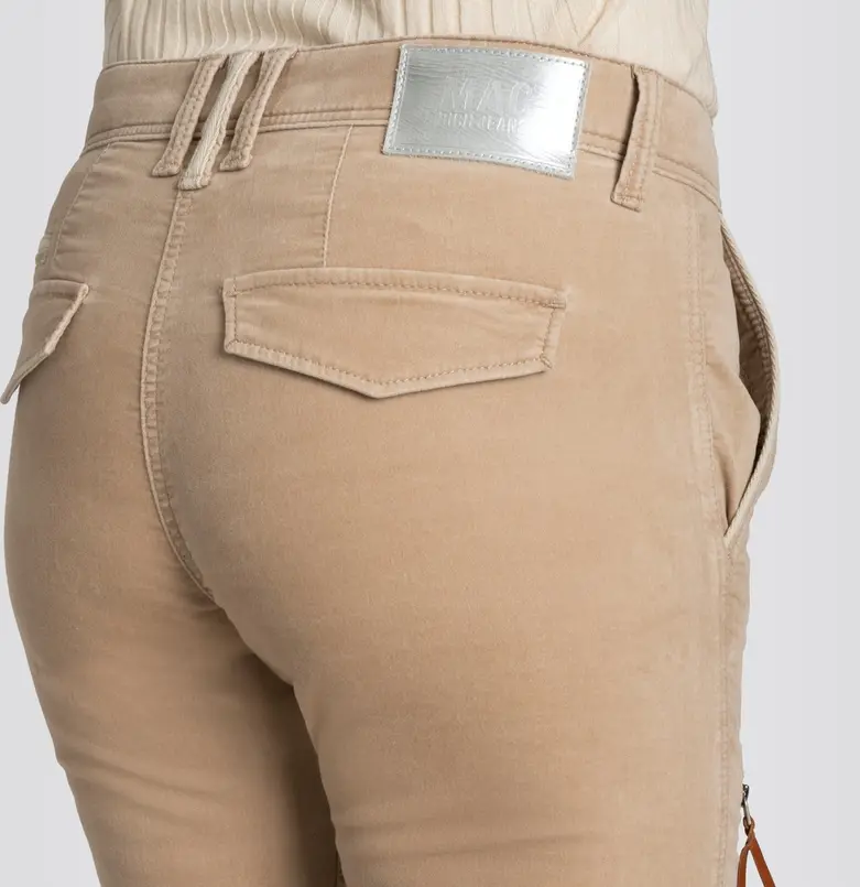 MAC JEANS - RICH cargo velvet, Dream velvet