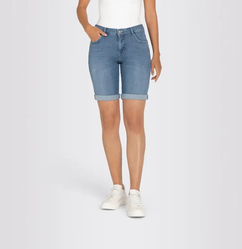 MAC JEANS - SHORTY summer clean, Soft light denim