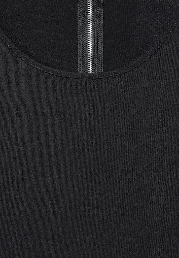 Materialmix-T-Shirt