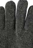 Melierte Strickhandschuhe mit warmen Futter