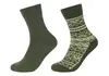 Men cosy jacquard Socks 2p