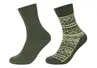 Men cosy jacquard Socks 2p