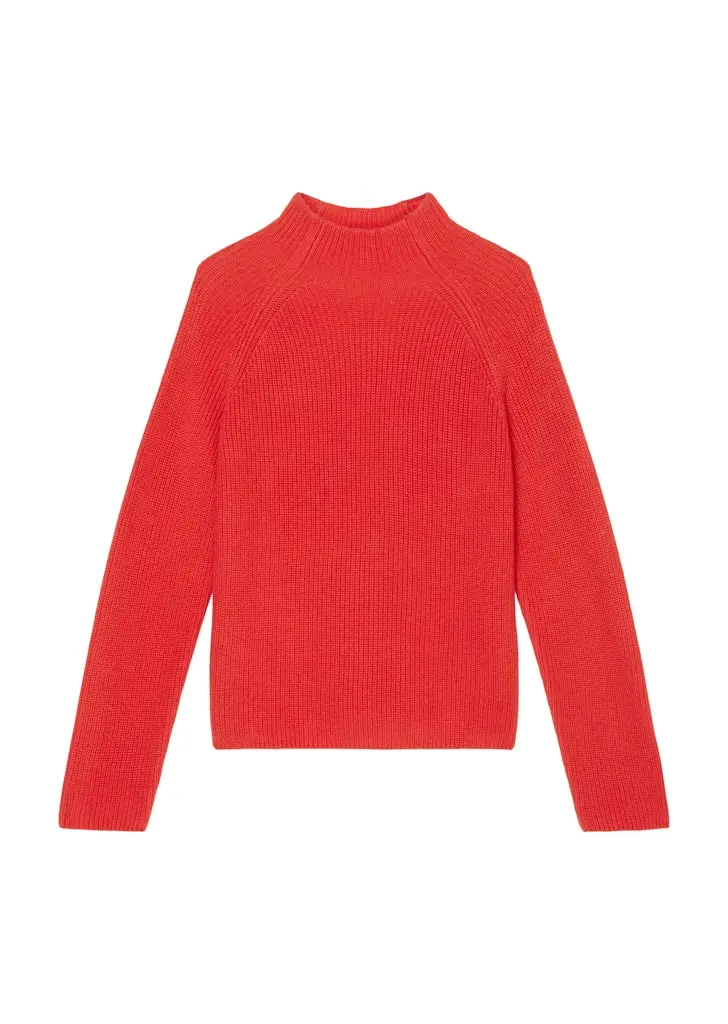 Mock-Neck-Strickpullover regular