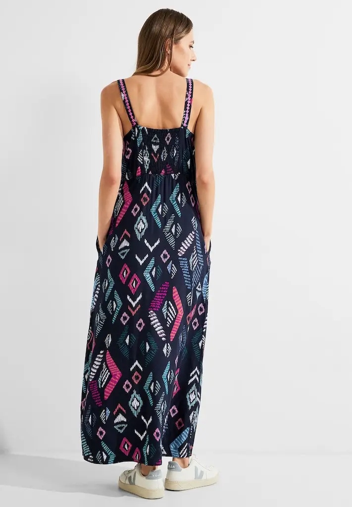 Multicolor Maxi Kleid