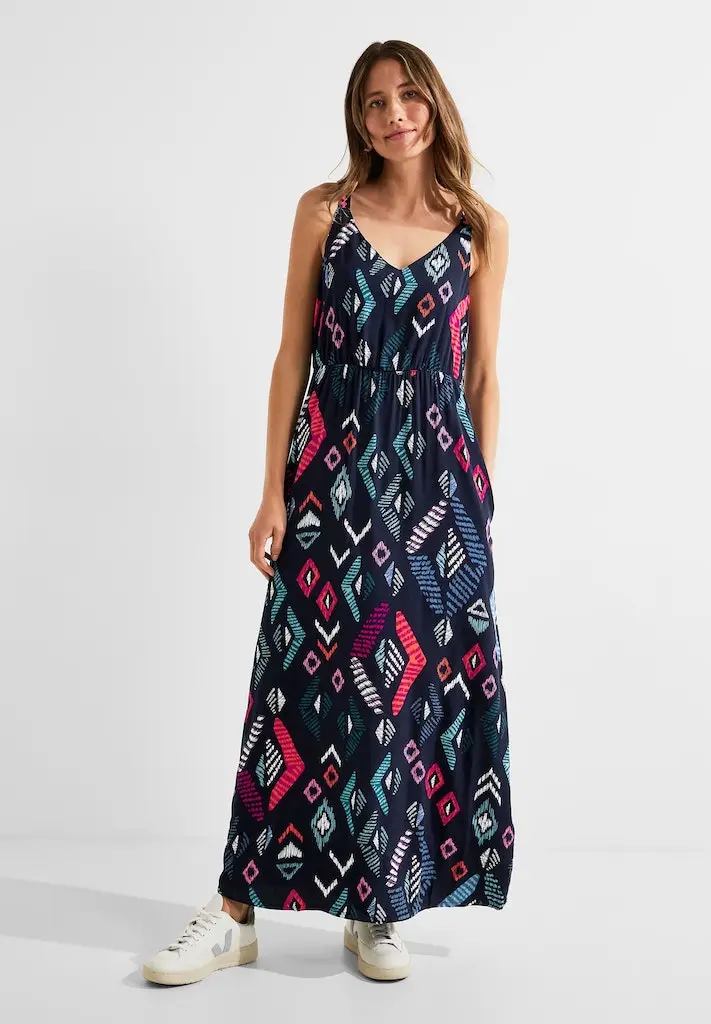 Multicolor Maxi Kleid