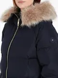 MW DOWN REG COAT WITH FUR