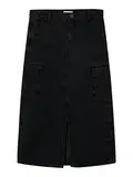 NKFMARIA DNM LONG CARGO SKIRT 2718-BE BF