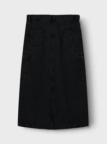 NKFMARIA DNM LONG CARGO SKIRT 2718-BE BF