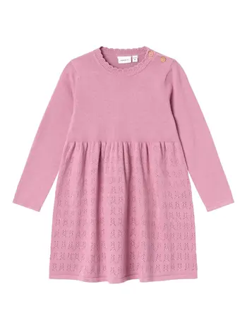 NMFOSILLA LS KNIT DRESS