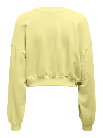 ONLBELLA L/S CROP O-NECK UB CC SWT