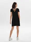 ONLBERA BACK LACE UP S/S DRESS JRS NOOS