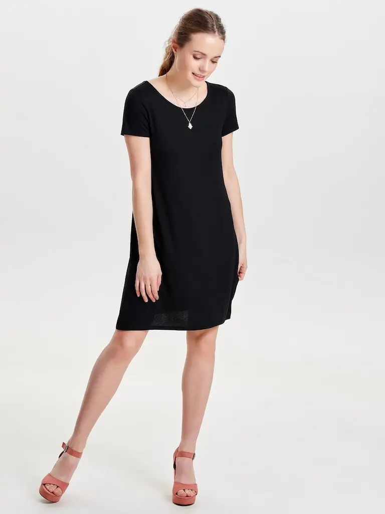 ONLBERA BACK LACE UP S/S DRESS JRS NOOS