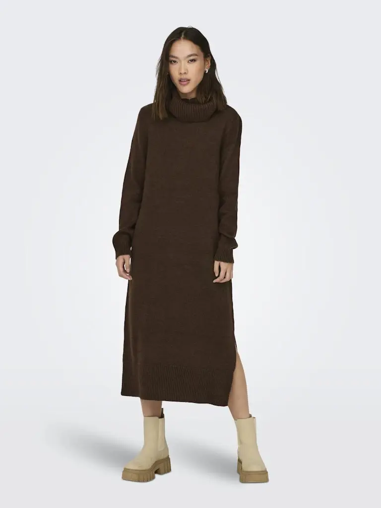 ONLBRANDIE L/S ROLLNECK DRESS KNT NOOS