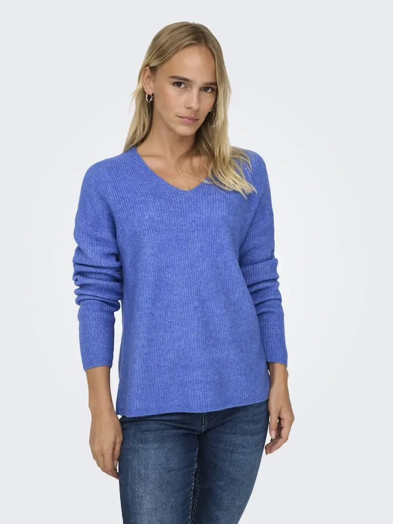 ONLCAMILLA V-NECK L/S PULLOVER KNT NOOS