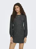 ONLCAROL L/S GLITTER BOW DRESS JRS