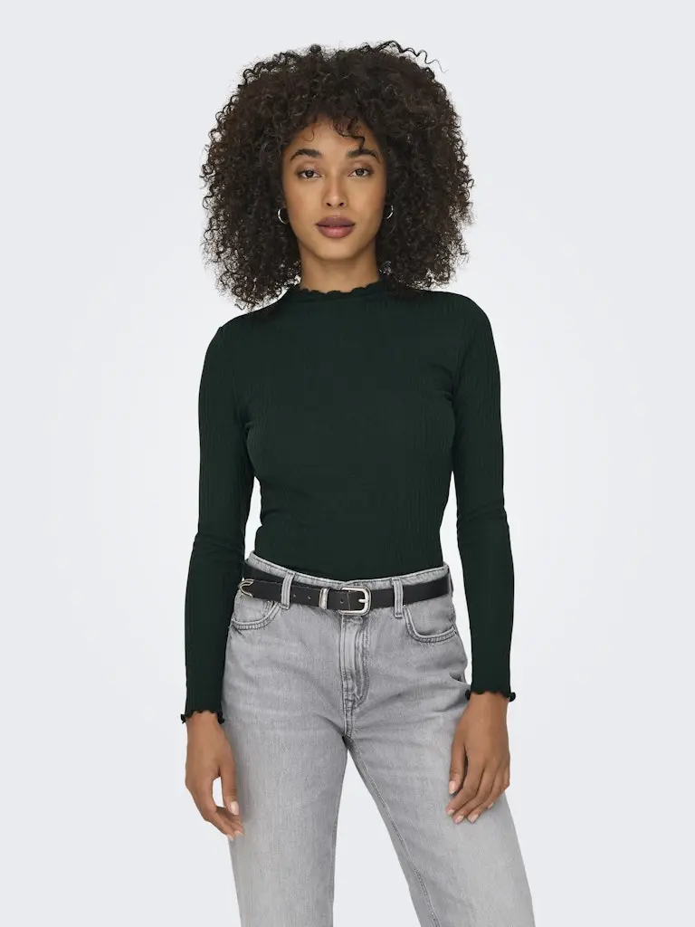 ONLEMMA L/S HIGH NECK TOP NOOS JRS