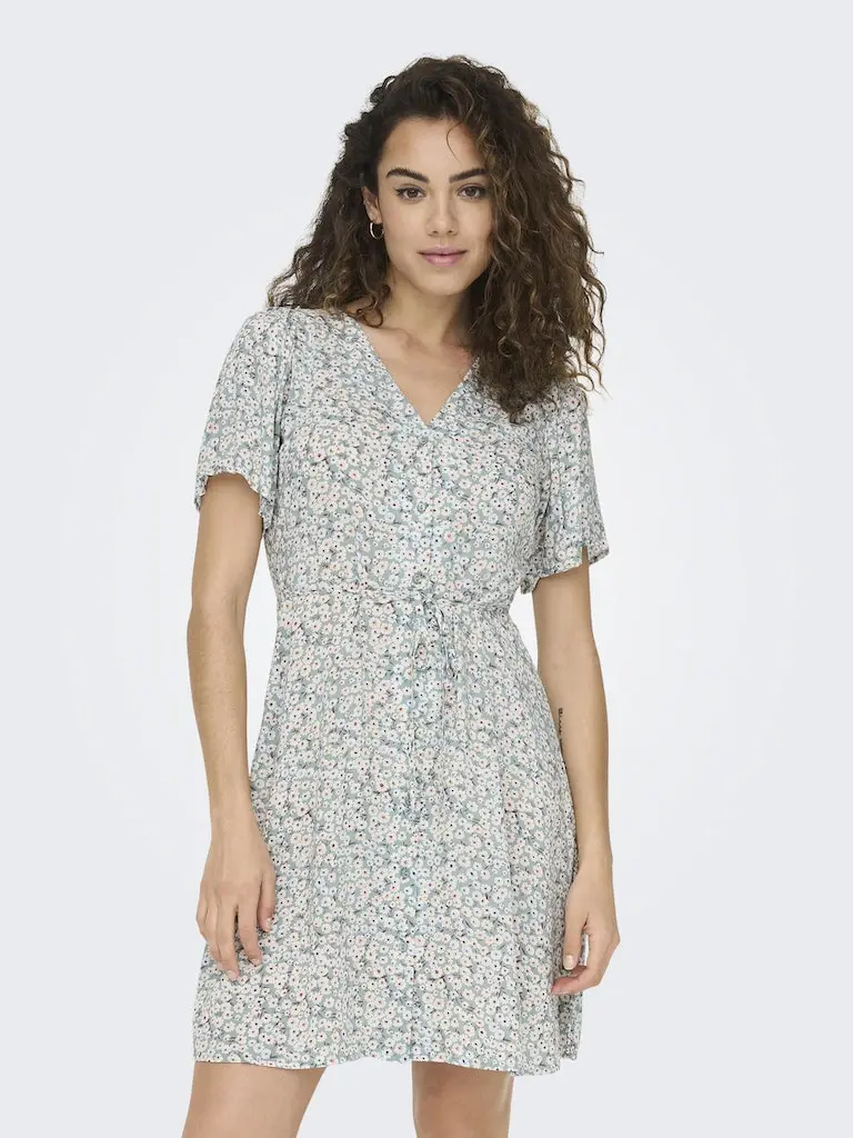 ONLEVIDA S/S SHORT DRESS WVN NOOS