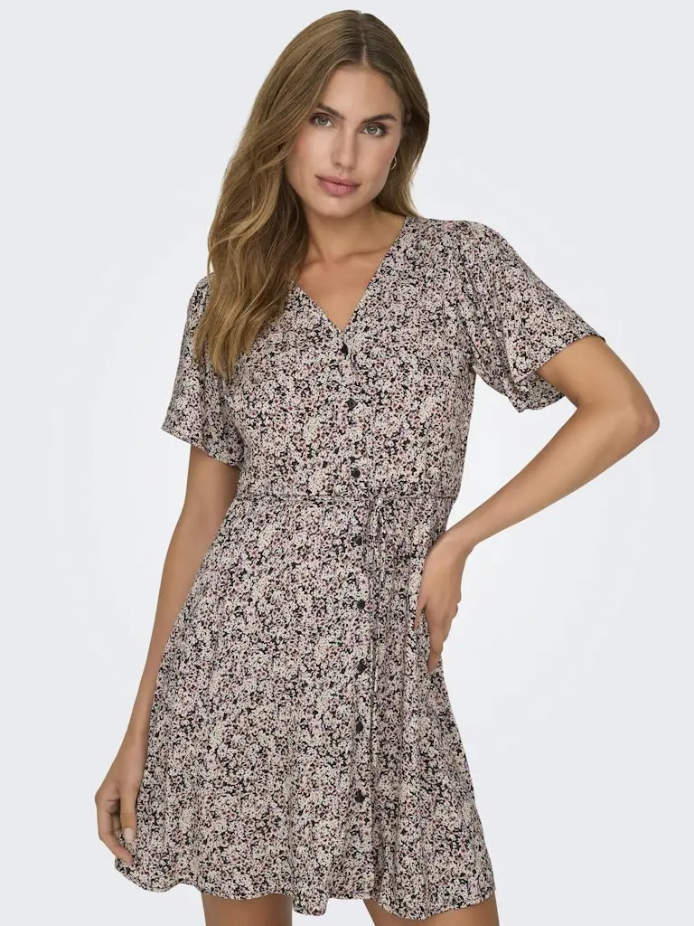 ONLEVIDA S/S SHORT DRESS WVN NOOS