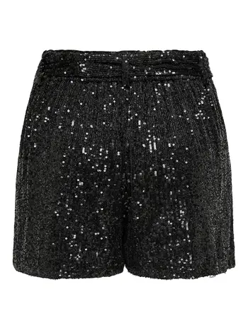 ONLFRANSA HW SEQUIN BELT SHORTS TLR