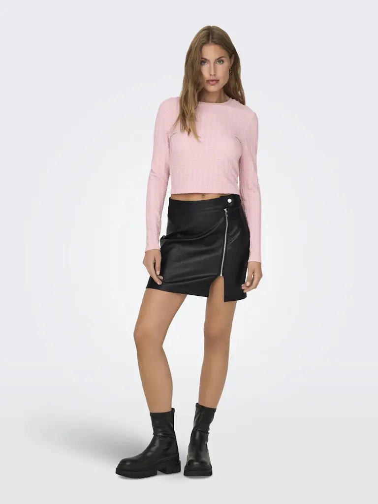 ONLMANILLA FAUX LEATHER SKIRT OTW