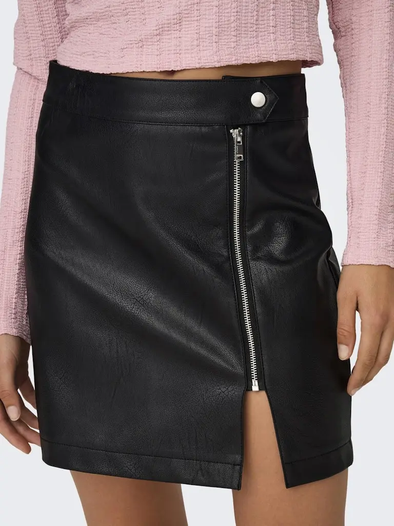 ONLMANILLA FAUX LEATHER SKIRT OTW