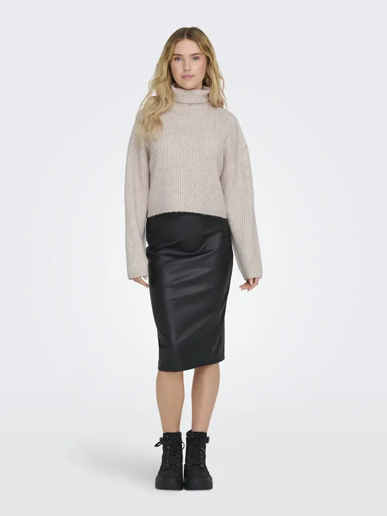 ONLMELANIE L/S ROLLNECK PULLOVER KNTNOOS