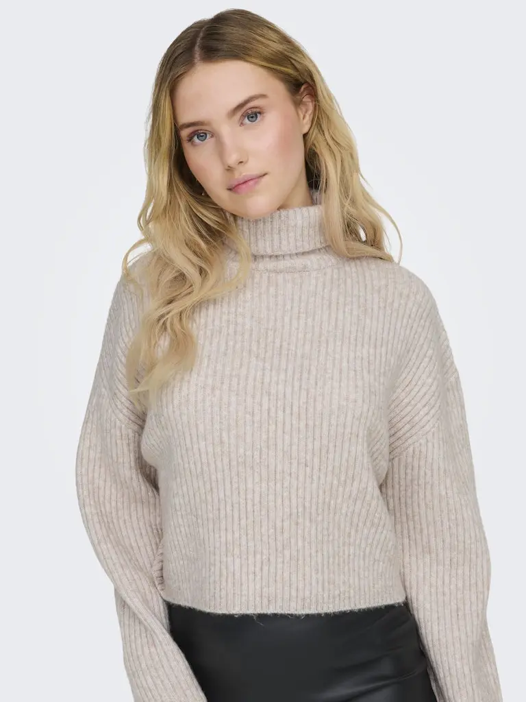 ONLMELANIE L/S ROLLNECK PULLOVER KNTNOOS