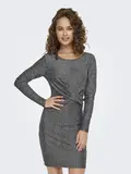 ONLQUEEN L/S GLITTER TWIST DRESS JRS