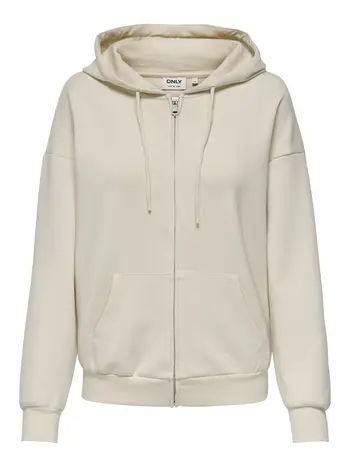 ONLSCARLETT LS ZIP HOOD SWT NOOS