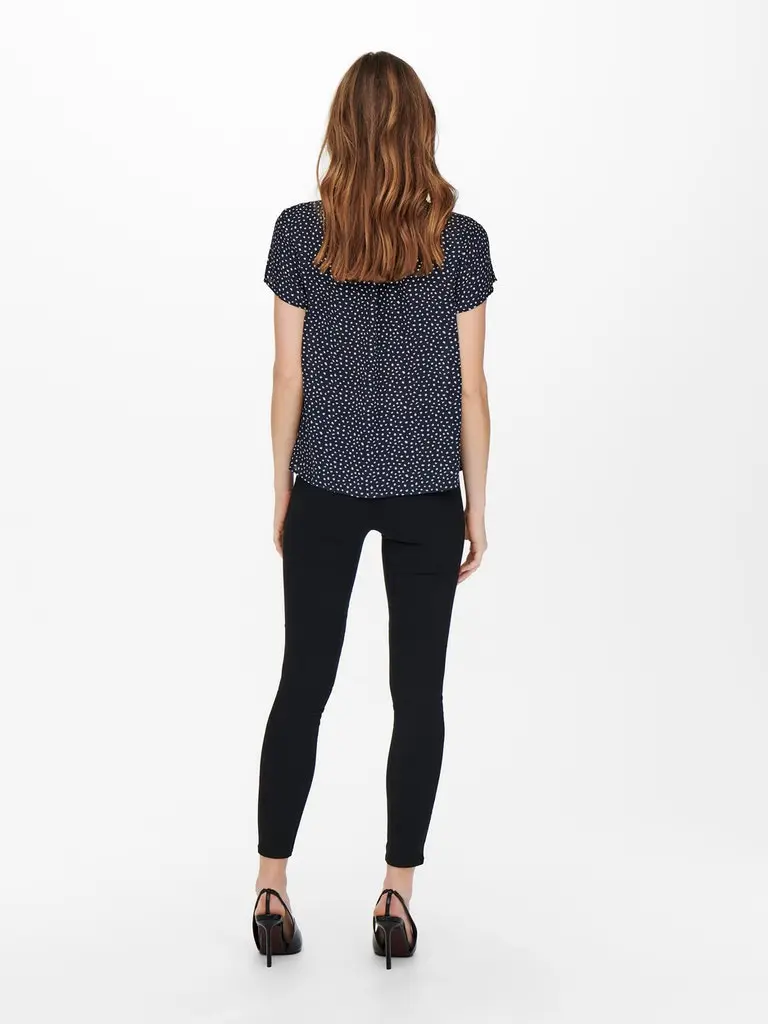 ONLSONJA LIFE S/S V-NECK TOP PTM