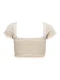 ONLSUMMER LIFE CROPPED S/S TOP EX KNT