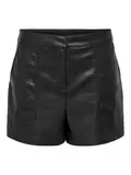 ONLTRICIA FAUX LEATHER SHORTS OTW NOOS