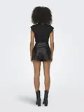 ONLTRICIA FAUX LEATHER SHORTS OTW NOOS