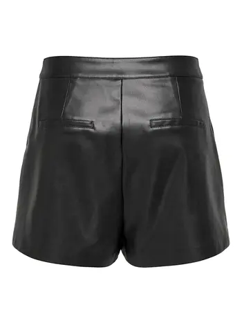 ONLTRICIA FAUX LEATHER SHORTS OTW NOOS