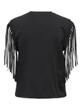 ONLZINNA S/S FRINGE TOP BOX JRS