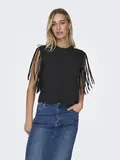 ONLZINNA S/S FRINGE TOP BOX JRS