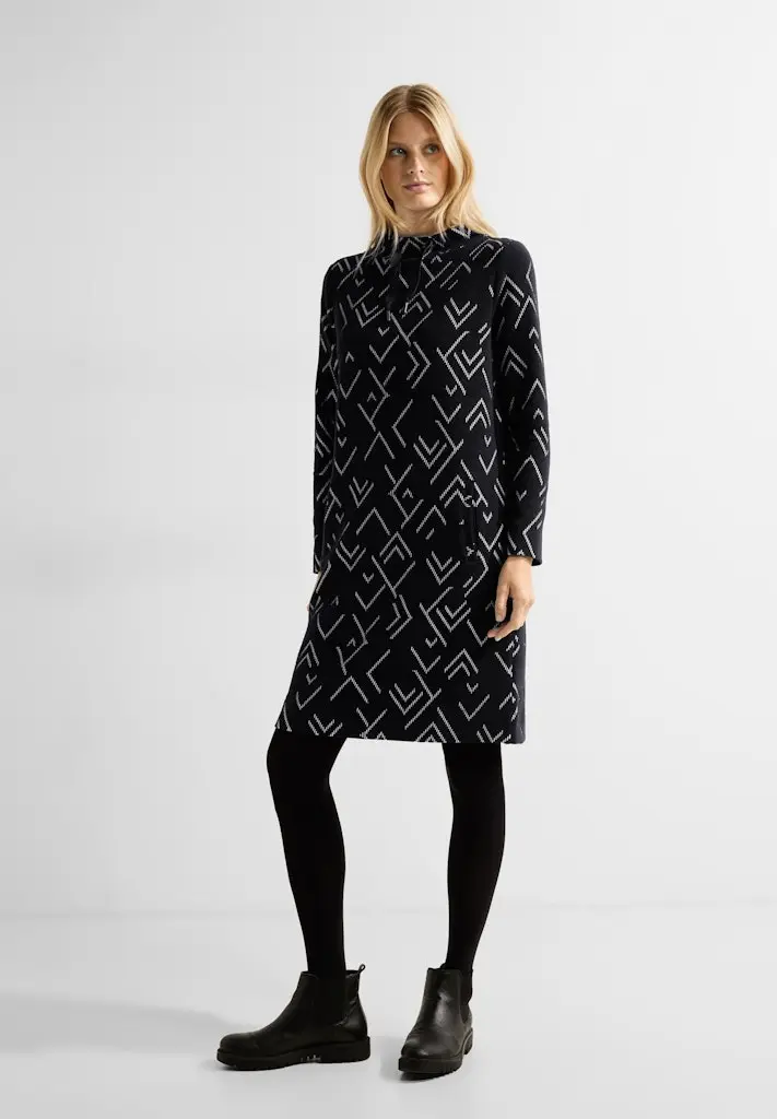 Ottoman Kleid mit Print