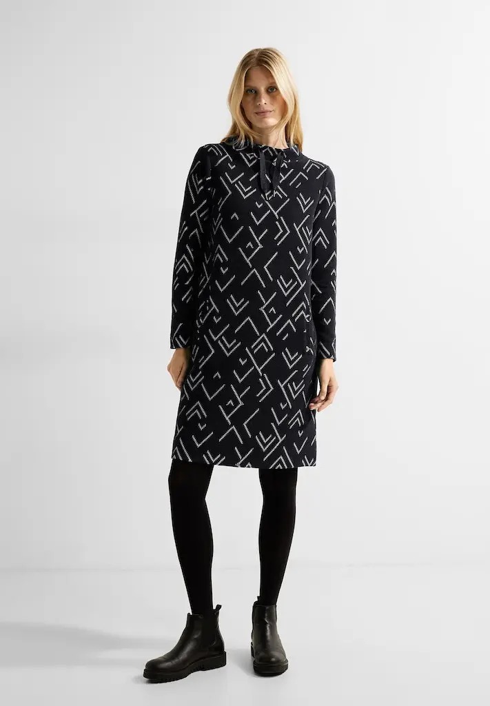 Ottoman Kleid mit Print